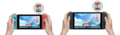 The Nintendo Switch and the Nintendo Switch 2 playing Super Mario Bros. Wonder in handheld mode, showcasing the Nintendo Switch 2's backwards compatibility