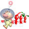 Olimar guiding Pikmin P1 artwork.png